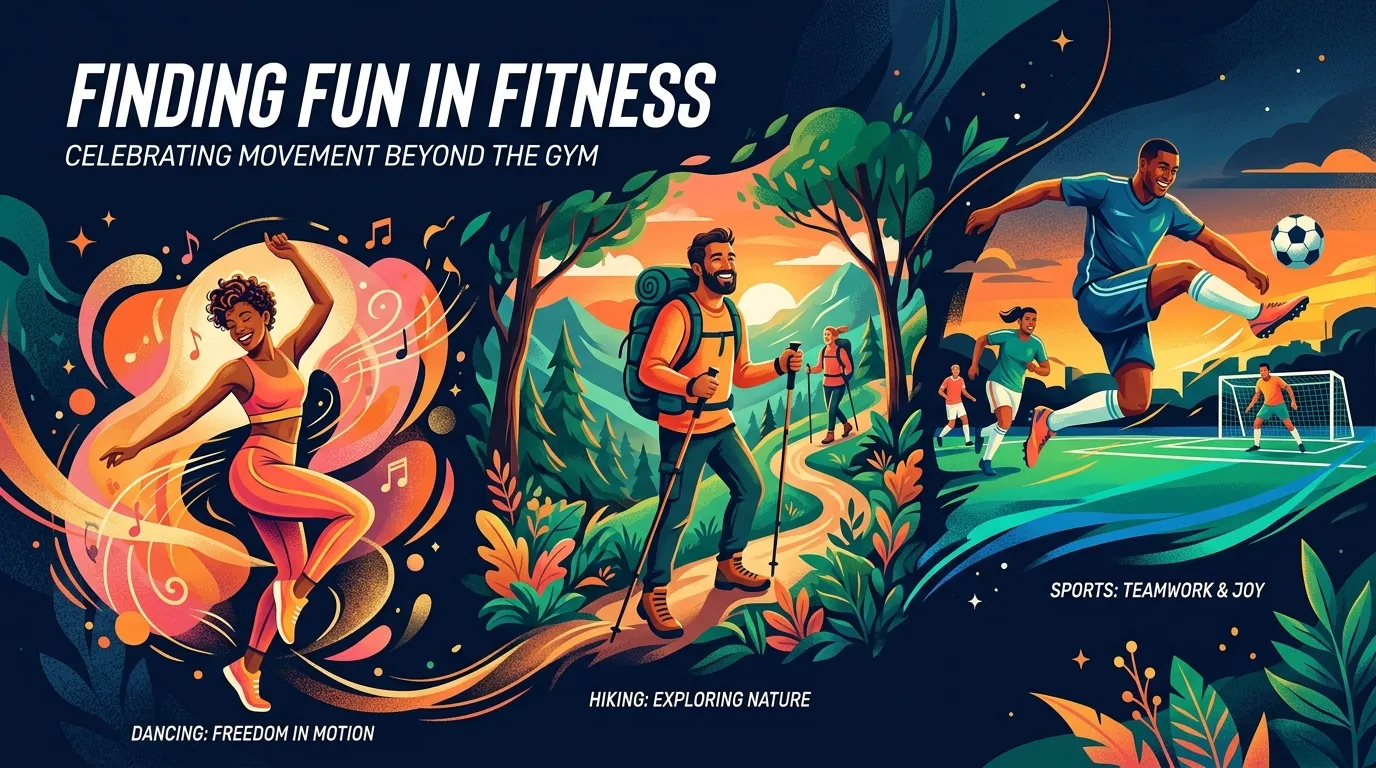 Finding Fun In Fitness — visual guide for the How Gamification Makes Exercise Feel Like Play section