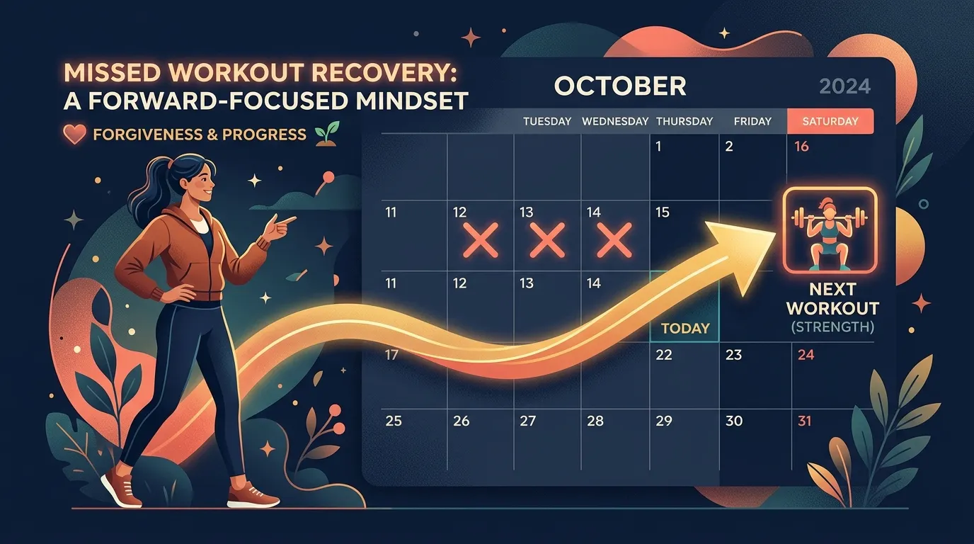 Missed Workout Recovery Plan — visual guide for the Why Streaks and Gamification Actually Help (When Done Right) section