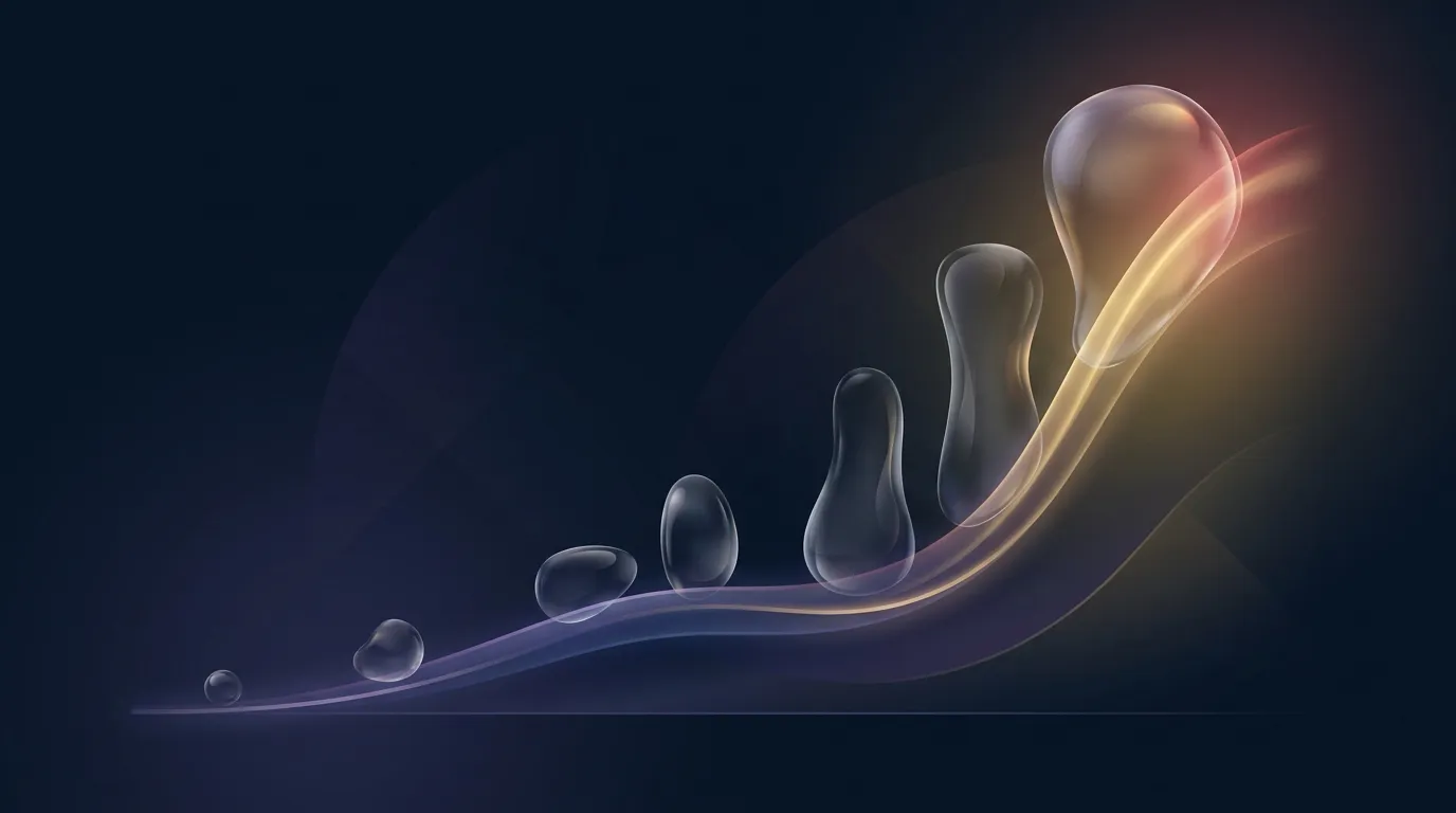 Conceptual visualization of the dose-response relationship between alcohol intake and muscle recovery, showing minor effects at 1 to 2 drinks and steep declines at heavy binge doses