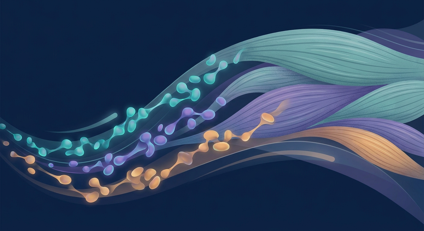 Conceptual illustration of protein timing and muscle recovery showing the relationship between workout sessions and nutrient absorption over a 24-hour period