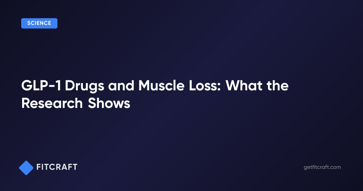 glp-1 drugs muscle loss Toufiq Rashid  X: "GLP-1 can cause especially in Indian who already have a low muscle mass and are vulnerable to sarcopenia . @docanoopmisra and @AskDrShashank explain the India How to Prevent Muscle Loss